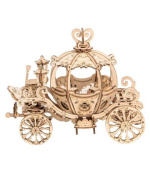 RoboTime dřevěné 3D puzzle Pohádkový kočár
