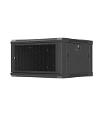 LANBERG NÁSTĚNNÁ INSTALAČNÍ SKŘÍŇ 19" 6U 600X600 ČERNÉ PERFOROVANÉ DVEŘE (PLOCHÉ BALENÍ)