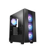 BAZAR - CHIEFTEC skříň HUNTER 2, ATX, 1x USB-C, 1x USB 3.1, 4x 120mm ARGB Fan, ARGB Hub, černá - Po opravě (Komplet)