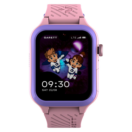BAZAR - Garett Smartwatch Kids ESSA 2 AI 4G Pink - Poškozený obal (Komplet)