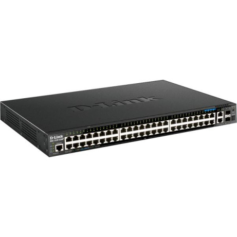 D-Link DGS-1520-52MP 44 ports GE PoE + 4 ports 2.5 GE PoE + 2 10 GE ports + 2 SFP+ Smart Mang. Sw.