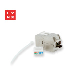 LYNX keystone, STP Cat6a, samozařezávací, stříbrný