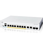 BAZAR - Cisco Catalyst switch C1300-8FP-2G (8xGbE,2xGbE/SFP combo,8xPoE+,120W,fanless) - REFRESH - rozbaleno