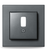 Homematic IP  PIR detektor pohybu -  pro 55 mm rámeček, vnitřní, antracit - HmIP-SMI55-A