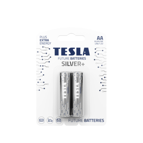 TESLA - baterie AA SILVER+, 2ks, LR06