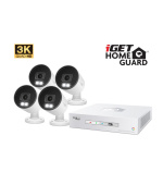iGET HGDVK83304 - Kamerový 3K set, 8CH DVR + 4x kamera 3K, zvuk, LED, SMART W/M/Andr/iOS
