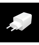 Power Adapter Dual USB-C PD 50W White EU