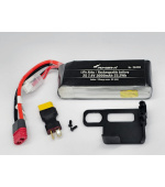 Akumulátor Li-po 7.4V- 2S- 3000 mAh- 25C-T včetně redukce a držáku