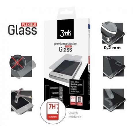 3mk hybridní sklo Watch Protection FlexibleGlass pro Huawei Watch GT 2, 46 mm (3ks)