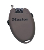 Master Lock Zatahovací kabelový zámek 4603EURD - hnědý