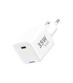 WG - Síťová nabíječka GaN 1x USB-C, PD 35W, bílá