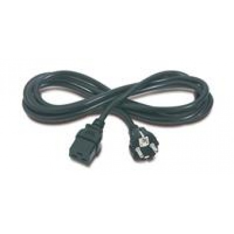 APC Power Cord C19 naar Schuko, 2.4m, 16A (C19/CEE 7/7)