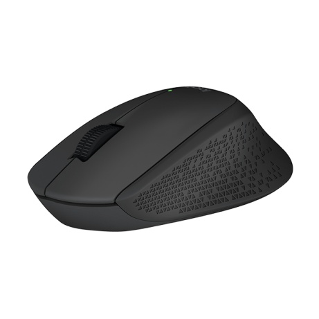 Logitech M280/Ergonomická/Optická/Bezdrátová USB/Černá