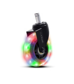 TRUST Kolečka na herní židli GXT 701, LED, gelové