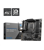 BAZAR - MSI MB Sc LGA1700 PRO B660M-A WIFI DDR4, Intel B660, 4xDDR4, 2xDP, 2xHDMI, WI-FI, mATX - Po opravě (Bez příšluše