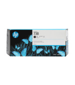 HP 738 300-ml Black DesignJet Ink Cartridge