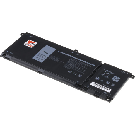 Baterie T6 Power Dell Latitude 3410, 3510, Inspiron 5501, Vostro 5401, 3530mAh, 53Wh, 4cell, Li-pol