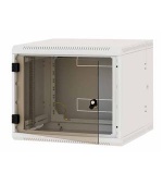 19" rozvaděč dvoudílný 4U/295mm celoskleněné dveře
