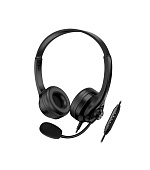 GENIUS headset HS-235U/ USB-C/ USB/ Copilot/ délka kabelu 2,4 m