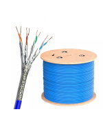 DIGITUS CAT 6A U-FTP Kabel 4x2,drát AWG23, LSOH, modrý, 305m
