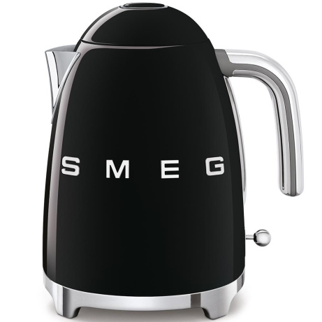 Smeg KLF03BLEU rychlovarná konvice, 1,7 l, (7 šálků), 2400 W, styl 50. let, černá