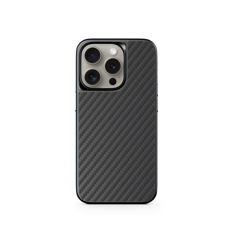 Epico Mag+ Hybrid Carbon kryt iPhone 15 Pro Max