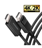 AXAGON RVD-HI20C2, DisplayPort -> HDMI 2.0b redukce / kabel 1.8m, 4K/60Hz