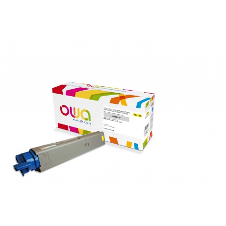 OWA Armor toner kompatibilní s OKI 43459329, 2500st, žlutá/yellow