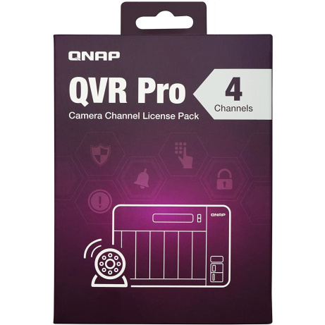 QNAP LIC-SW-QVRPRO-4CH-EI(Electronic copy)