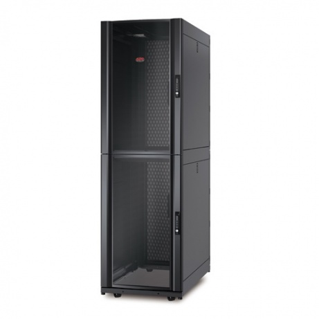 NetShelter SX Colocation 2 x 20U 600mm Widex1070mm Deep Encl w.Sides Black