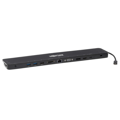 Dokovací stanice USB-C / 3x displej, HDMI 4K, DP, VGA, USB3.2 G1, USB-A/C, GbE, 100W nabíjení