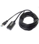PREMIUMCORD USB 3.0 repeater a prodlužovací kabel A/M-A/F 5m