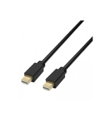 WG Video kabel propojovací DisplayPort Mini (male) to DisplayPort Mini (male) / 1,8m / black