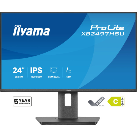 iiyama ProLite/XB2497HSU-B1/23,8"/IPS/FHD/120Hz/4ms/Černá/5R