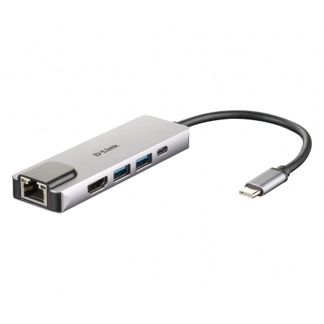 D-Link 5-in-1 USB-C Hub with HDMI/Ethernet and Power Delivery