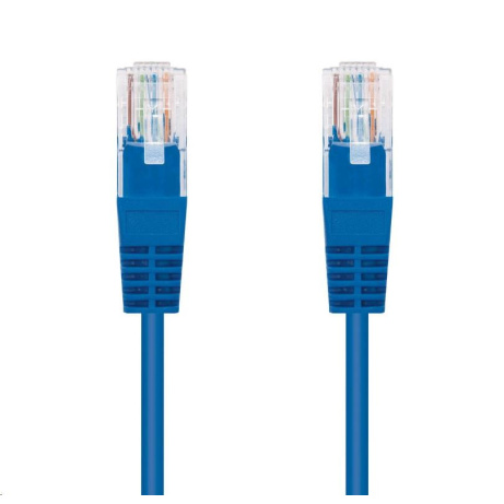 C-TECH kabel patchcord Cat5e, UTP, modrý, 5m