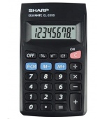 SHARP kalkulačka - EL-233SBBK - blister