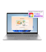 ASUS NTB Vivobook S14 (M3407HA-LY014W), Ryzen 7 260, 14" 1920 x 1200, 16GB, 1TB SSD, AMD Radeon, W11 Home, Cool Silver