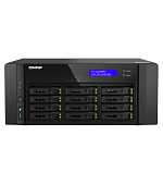 QNAP QAI-h1290FX-7302P-128G (AMD EPYC, 128GB ECC RAM, 12x 2,5" U.2, 2x M.2 NVMe, 2x 2,5Gb, 2x 25Gb)