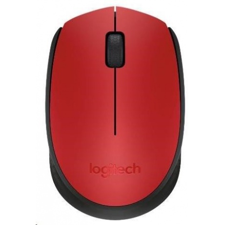 Logitech Wireless Mouse M171, red