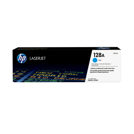 HP 128A Cyan LJ Toner Cart, CE321A (1,300 pages)