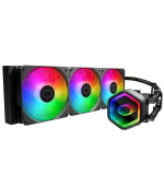 Cooler Master vodní chladič MasterLiquid 360 Core II, 3x120mm, LGA1851, AM5, černá