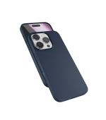 Epico Mag+ kožený kryt iPhone 16 Pro Max - modrá