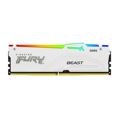 Kingston FURY Beast/DDR5/16GB/6800MHz/CL34/1x16GB/RGB/White