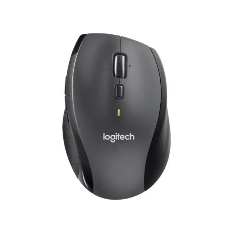 Logitech Marathon M705/Kancelářská/Optická/Pro praváky/Bezdrátová USB/Černá