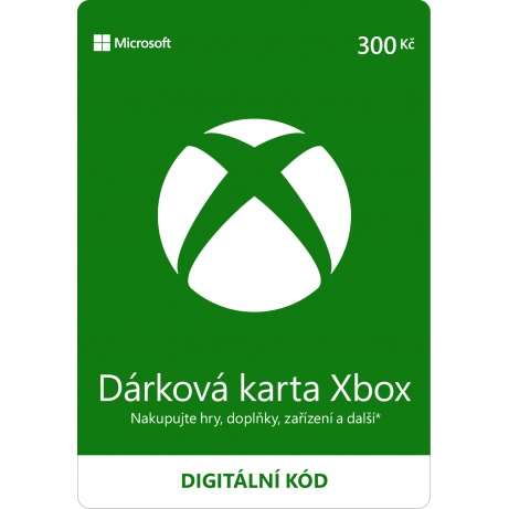 ESD XBOX - Dárková karta Xbox 300 Kč