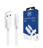 3mk Hyper Cable A to Lightning 1.2m 5V/2.1A 12W White