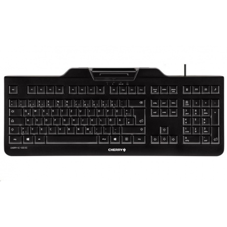 CHERRY klávesnice se čtečkou karet KC 1000 SC/ USB/ ISO 7816 podporované karty/ černá/ CZ layout