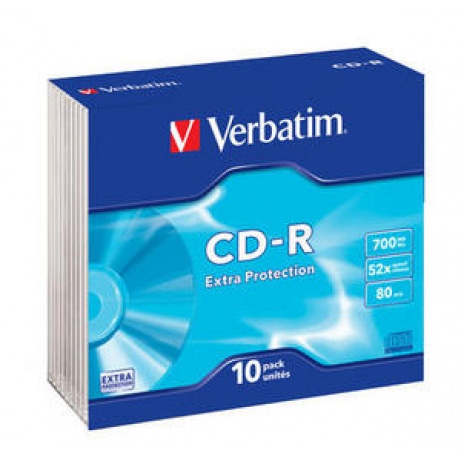 VERBATIM CD-R(10-Pack)Slim/EP/DL/52x/700MB