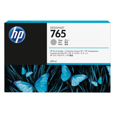 HP 765 Designjet šedá (400 ml), F9J53A